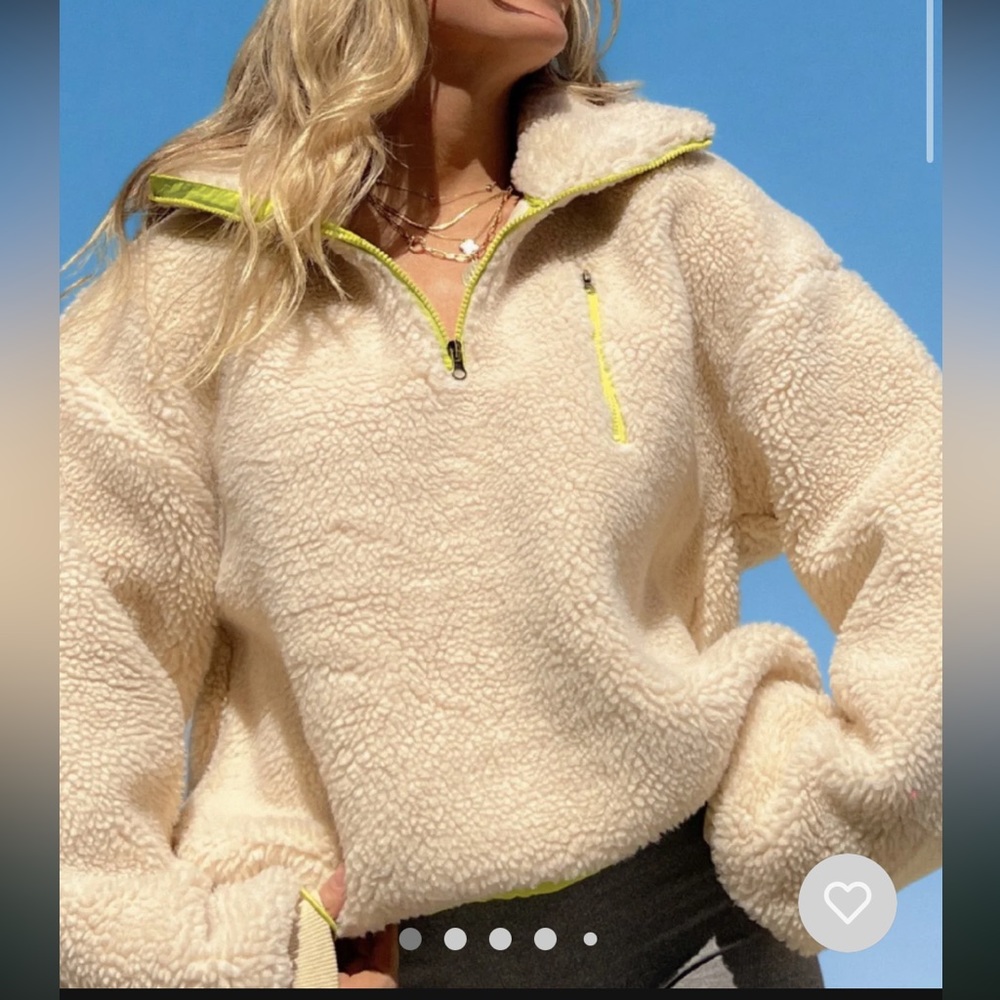 super cute starfit quarter zip up s/m never worn NWT